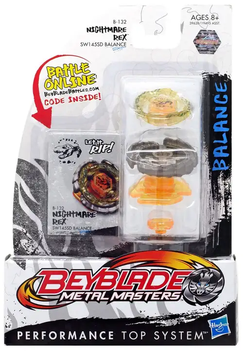 Beyblade Metal Masters Nightmare Rex Single Pack B-132