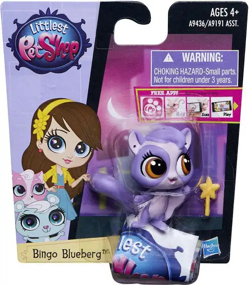 Littlest Pet Shop Singles Bingo Blueberg Figure