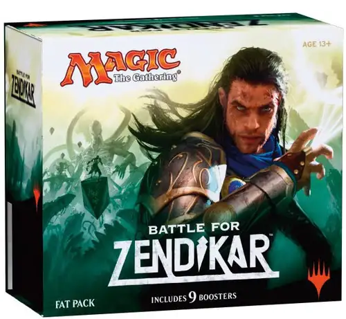 MtG Battle for Zendikar FAT Pack [9 Booster Packs & Accessories]