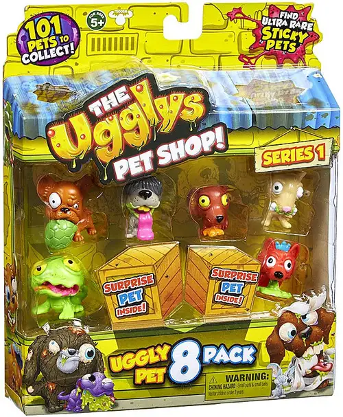 The Ugglys Pet Shop Series 1 Mini Figure 8-Pack