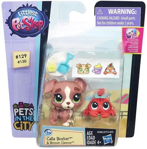 Littlest Pet Shop Pets in the City Calla Boxton & Blossom Clawson Figure 2-pack