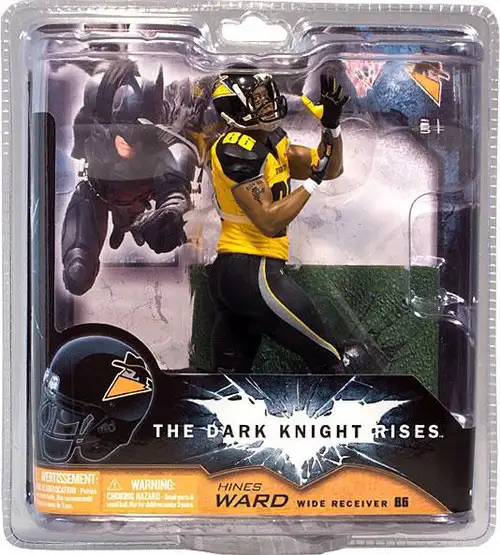 McFarlane Toys NFL Sports Picks Football Dark Knight Rises Hines Ward Action Figure [Gotham Rogues]