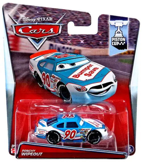 Disney / Pixar Cars Piston Cup Ponchy Wipeout Diecast Car #3/18 [Bumper Save]