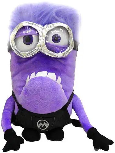 Despicable Me 2 Evil Minion Jerry 14-Inch Plush Backpack