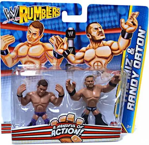 WWE Wrestling Rumblers Series 2 The Miz & Randy Orton Mini Figure 2-Pack