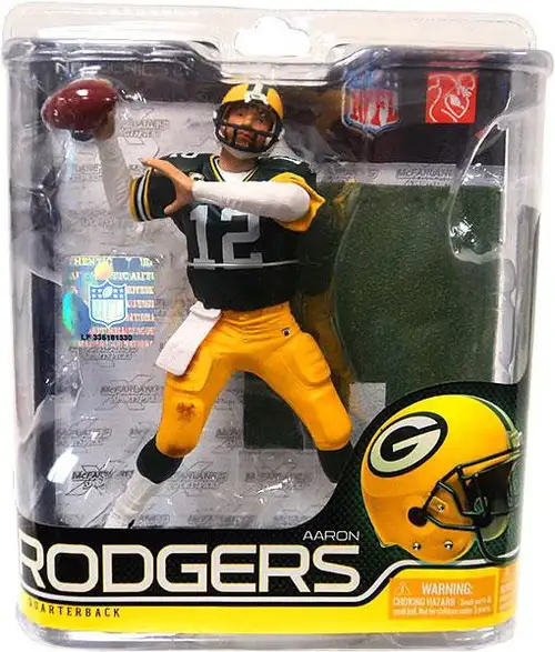 McFarlane Toys NFL Green Bay Packers Sports Picks Football Series 27 Aaron Rodgers Action Figure