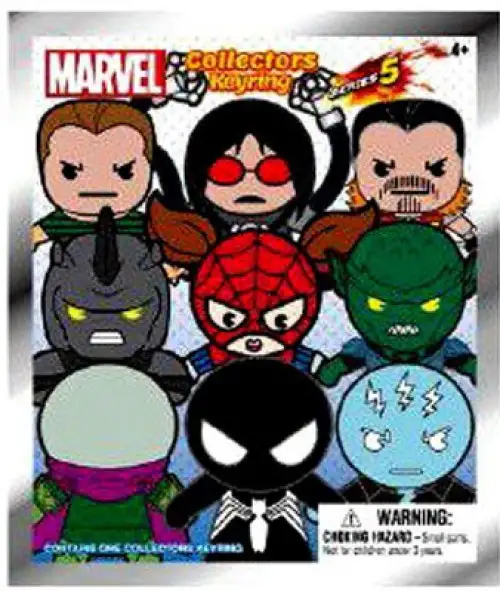 3D Figural Keyring Marvel Series 5 Mystery Pack [1 RANDOM Figure]