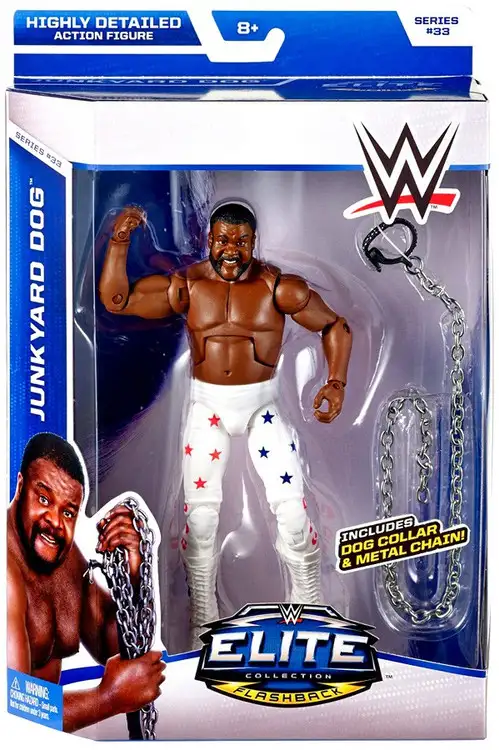 WWE Wrestling Elite Collection Series 33 Junkyard Dog Action Figure [Dog Collar & Metal Chain]