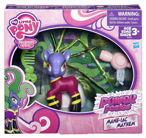 My Little Pony Friendship is Magic Power Ponies Mane-iac Mayhem Exclusive Figure