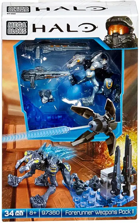 Mega Bloks Halo Forerunner Weapons Pack II Set #97360