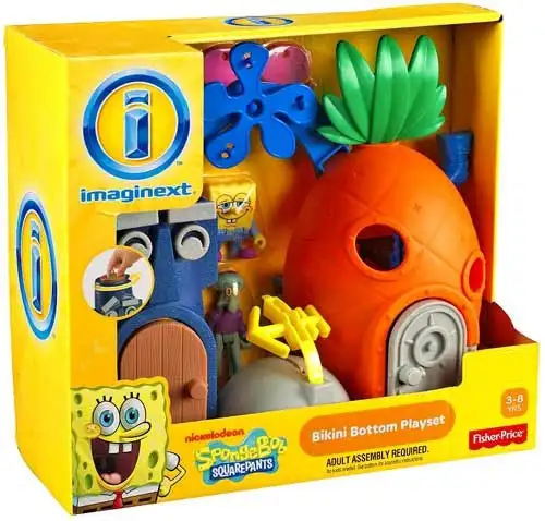 Fisher Price Spongebob Squarepants Imaginext Bikini Bottom Exclusive Playset
