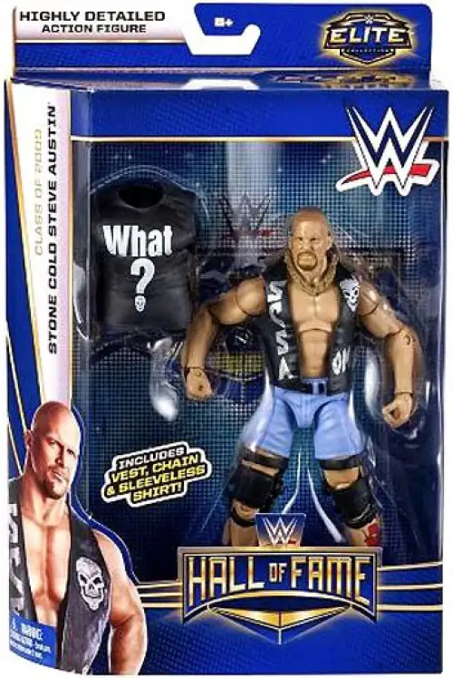WWE Wrestling Elite Collection Hall of Fame Stone Cold Steve Austin Exclusive Action Figure [Vest, Chain & Sleeveless Shirt]