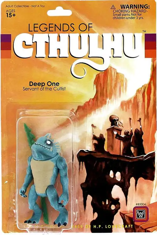 Legends of Cthulhu Deep One Retro Action Figure