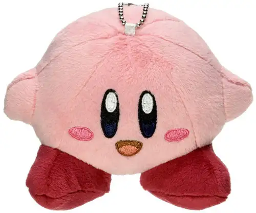 Kirby's Adventure Kirby Plush Keychain [Sitting]
