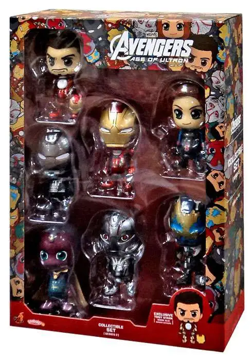 Marvel Avengers Age of Ultron Cosbaby Series 2 Mini Figure 7-Pack