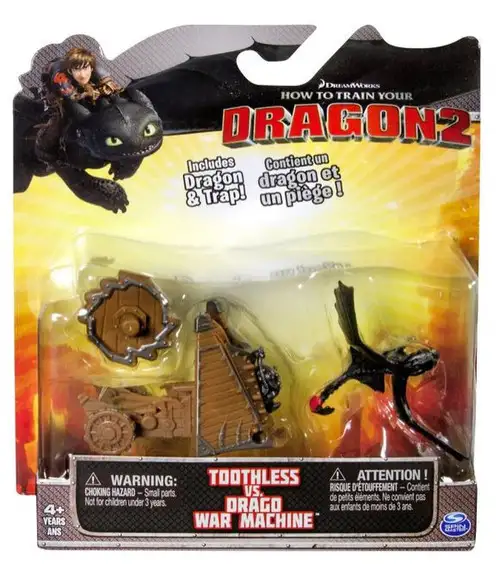 How to Train Your Dragon 2 Toothless vs. Drago War Machine Action Figure 2-Pack
