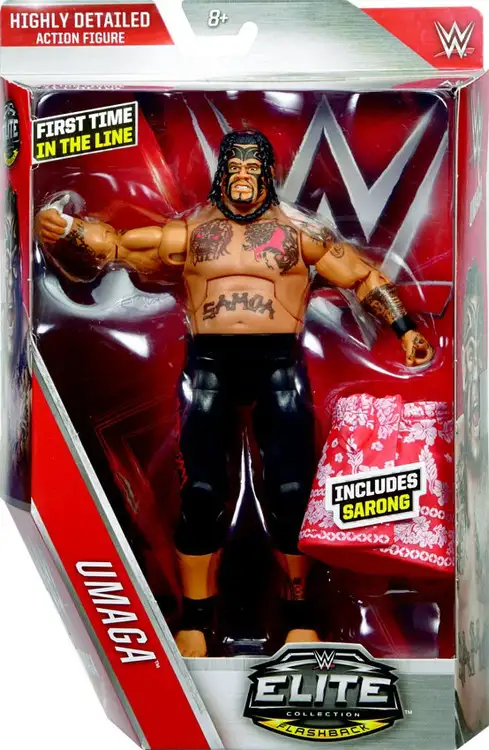 WWE Wrestling Elite Collection Series 40 Umaga Action Figure [Sarong]