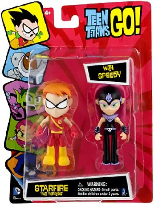Teen Titans Go! Starfire the Terrible with Speedy 3-Inch Mini Figure 2-Pack