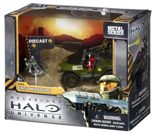 Mega Bloks Halo Metal Series UNSC Warthog Set #96995