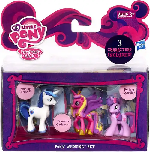 My Little Pony Friendship is Magic Character Collection Sets Pony Wedding Figure Set