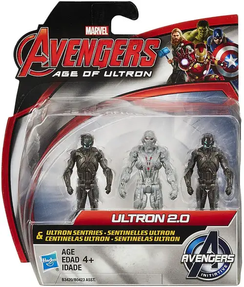 Marvel Avengers Age of Ultron Ultron 2.0 & Ultron Sentries Action Figure 2-Pack