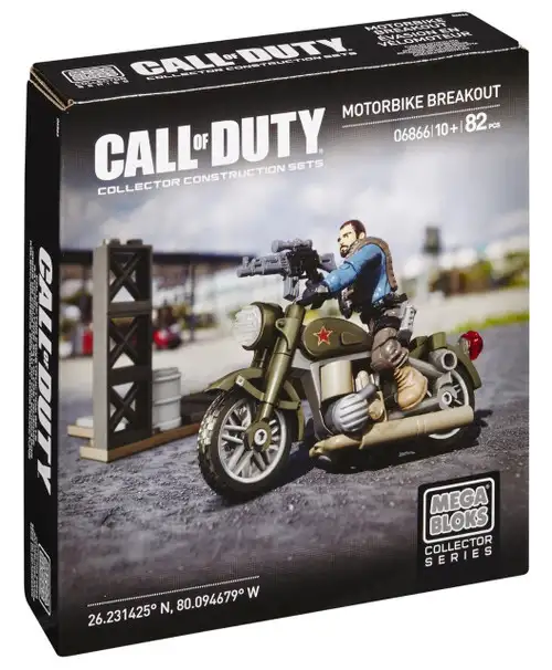 Mega Bloks Call of Duty Motorbike Breakout Set #06866