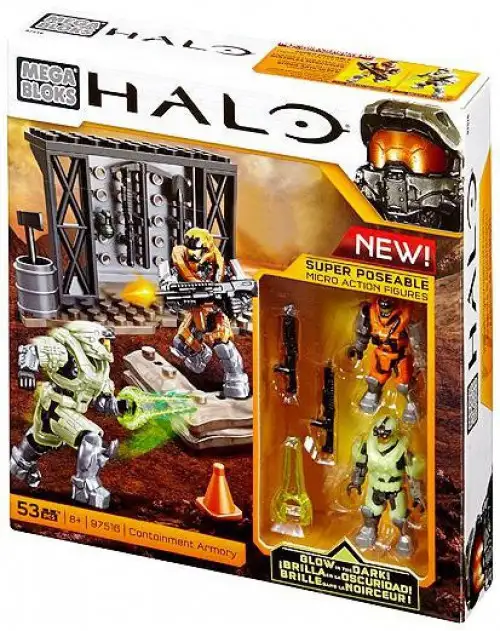 Mega Bloks Halo Containment Armory Exclusive Set #97516