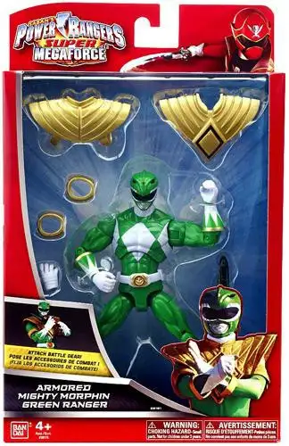 Power Rangers Super Megaforce Armored Mighty Morphin Green Ranger Action Figure