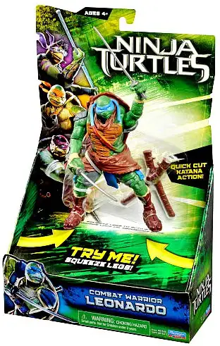Teenage Mutant Ninja Turtles 2014 Movie Leonardo Action Figure [Combat Warrior]