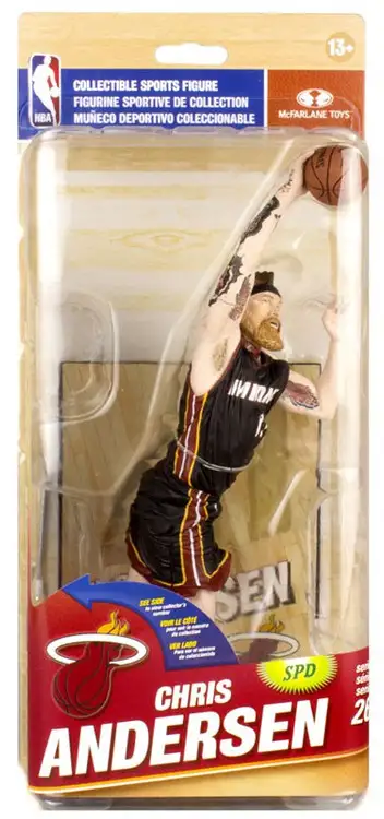 McFarlane Toys NBA Miami Heat Sports Basketball Series 26 Chris Andersen Action Figure