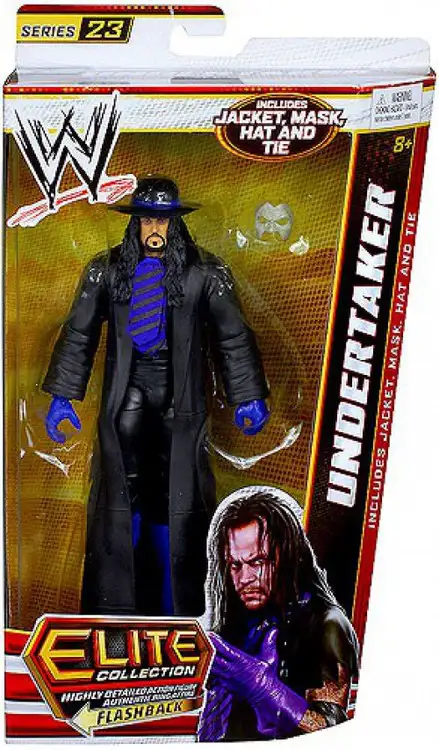 WWE Wrestling Elite Collection Series 23 Undertaker Action Figure [Jacket, Mask, Hat & Tie]
