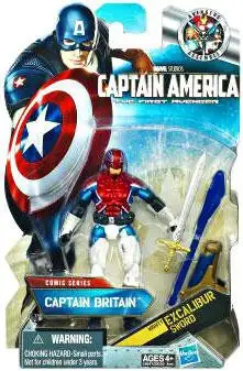 Captain America The First Avenger Comic Series Captain Britain Action Figure #6