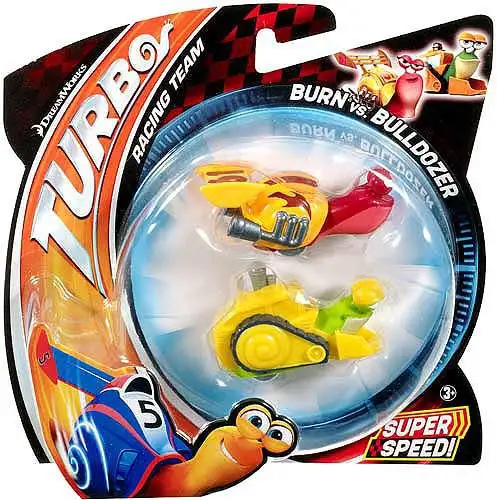 Turbo Burn vs. Bulldozer Vehicle 2-Pack