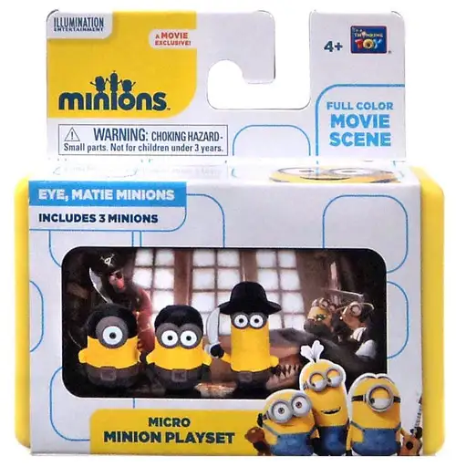 Despicable Me Minions Movie Eye, Matie Minions 2-Inch Micro Playset