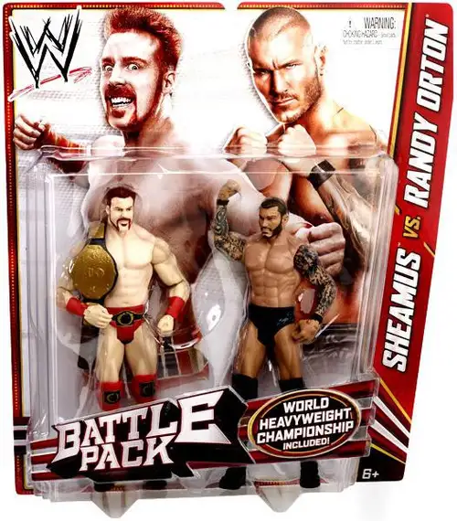 WWE Wrestling Battle Pack Series 21 Sheamus vs. Randy Orton Action Figure 2-Pack [World Heavyweight Chamoionship]