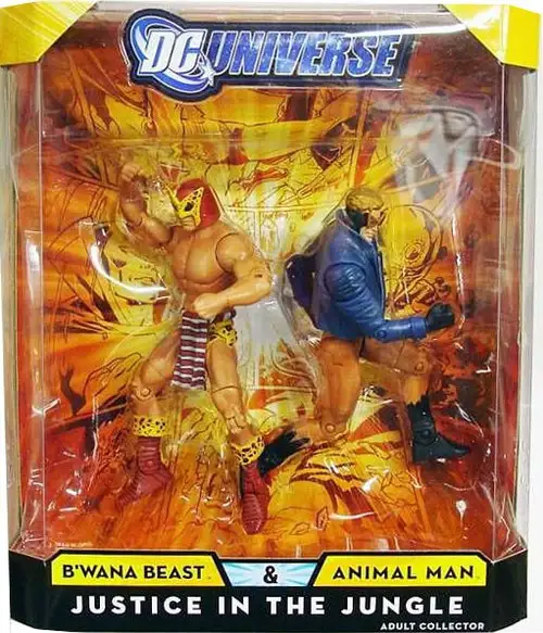 DC Universe B'Wana Beast & Animal Man Exclusive Action Figure 2-Pack [Justice in the Jungle]