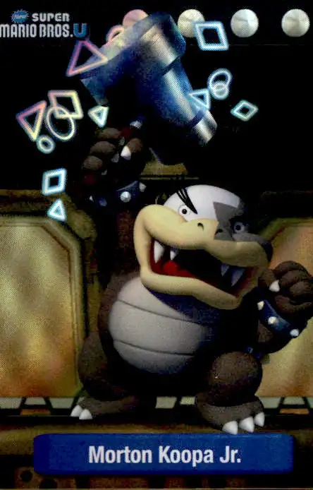 Super Mario Morton Bowser Jr. Dog Tag Trading Card #18