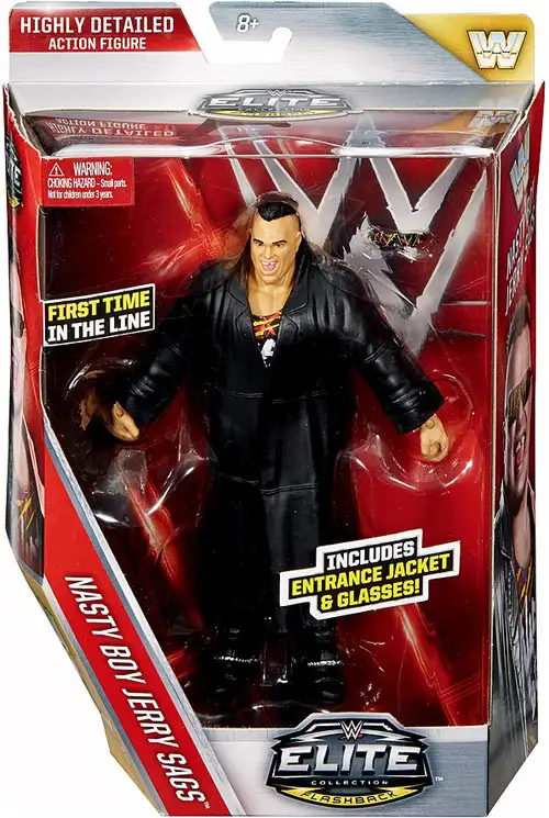 WWE Wrestling Elite Collection Series 42 Nasty Boy Jerry Sags Action Figure [Entrance Jacket & Glasses]