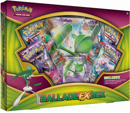 Pokemon XY Gallade EX Box [4 Booster Packs, Promo Card & Oversize Card]