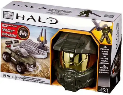 Mega Bloks Halo Micro Fleet Warthog Attack Set #97216