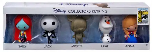 3D Figural Keyring Disney Exclusive Collector 5-Pack