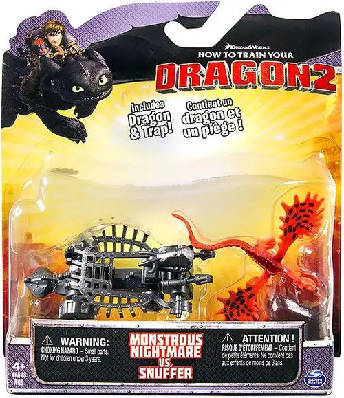 How to Train Your Dragon 2 Monstrous Nightmare vs. Snuffer Action Figure 2-Pack