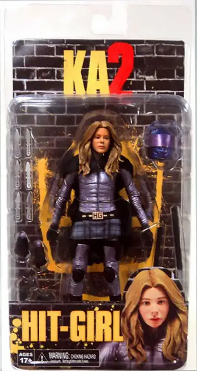 NECA Kick-Ass Kick Ass 2 Series 2 Hit-Girl Action Figure [Unmasked]