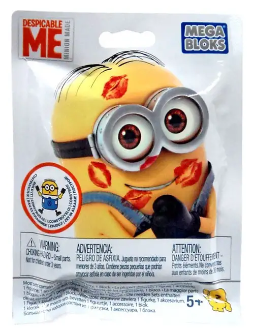 Mega Bloks Despicable Me Mystery Minions Valentine's Day Mystery Pack #28768