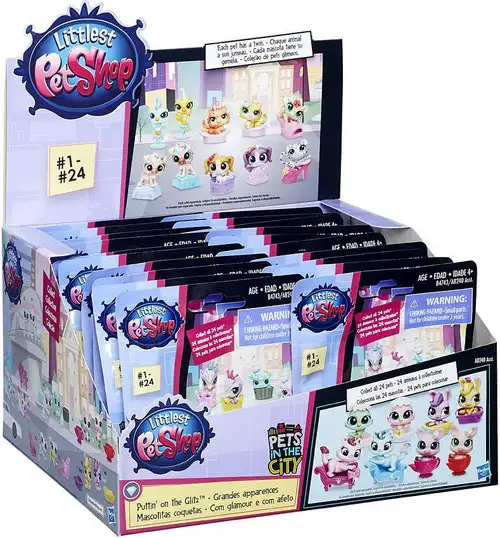 Littlest Pet Shop 2016 Series 1 Puttin on the Glitz Mystery Box [24 Packs]
