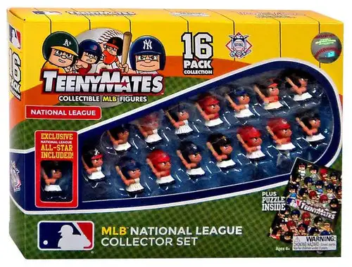 MLB TeenyMates Baseball National League Mini Figure 16-Pack Collection