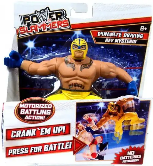 WWE Wrestling Power Slammers Dynamite Driving Rey Mysterio Action Figure