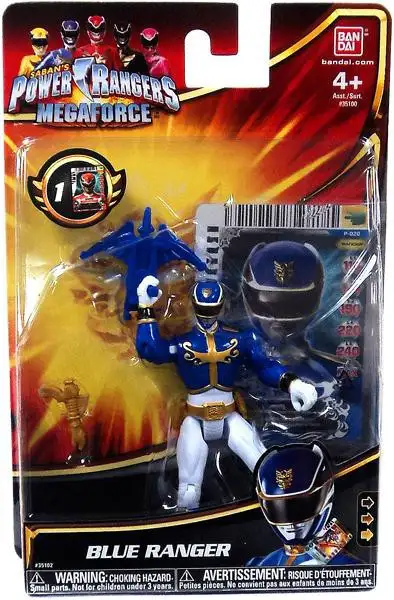 Power Rangers Megaforce Blue Ranger Action Figure