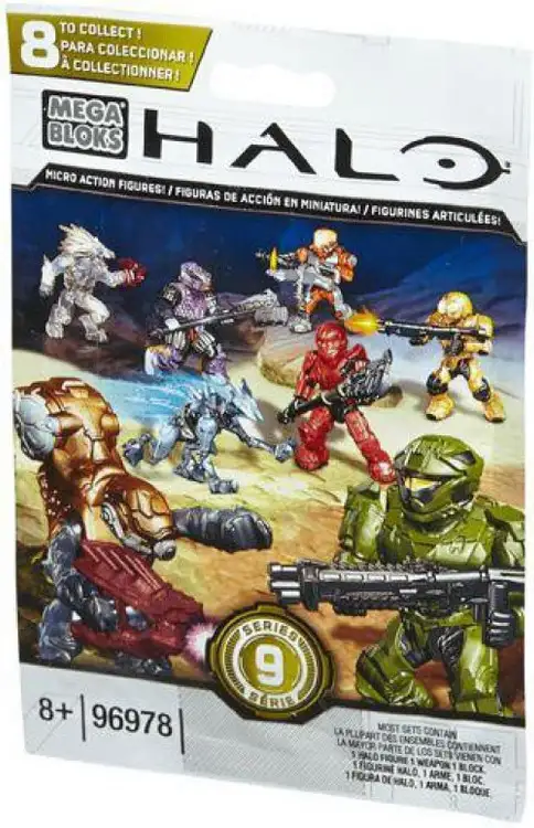 Mega Bloks Halo Series 9 Minifigure Mystery Pack [1 RANDOM Figure]