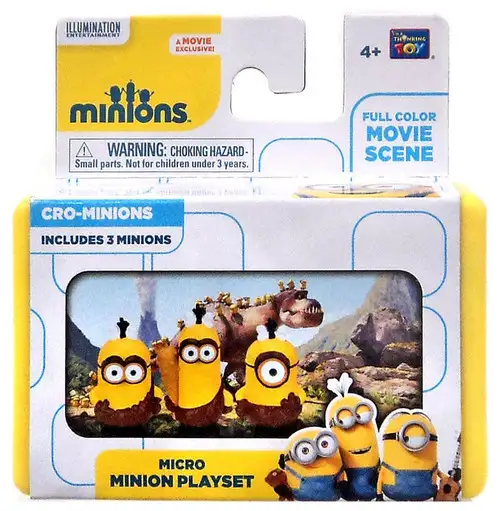 Despicable Me Minions Movie Cro-Minions 2-Inch Micro Playset